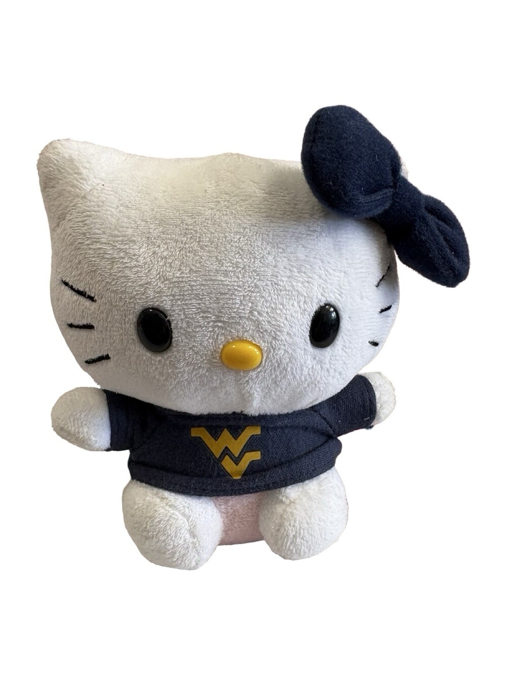 Sanrio NCAA University of West Virginia Hello Kitty Plush- 6”